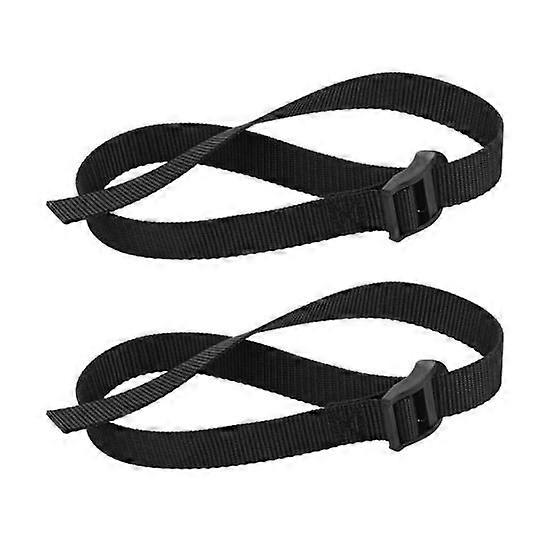 2Pcs Rowing Machine Foot Strap Heavy Duty Adjustable Feet Strap Replacement Multi-functional