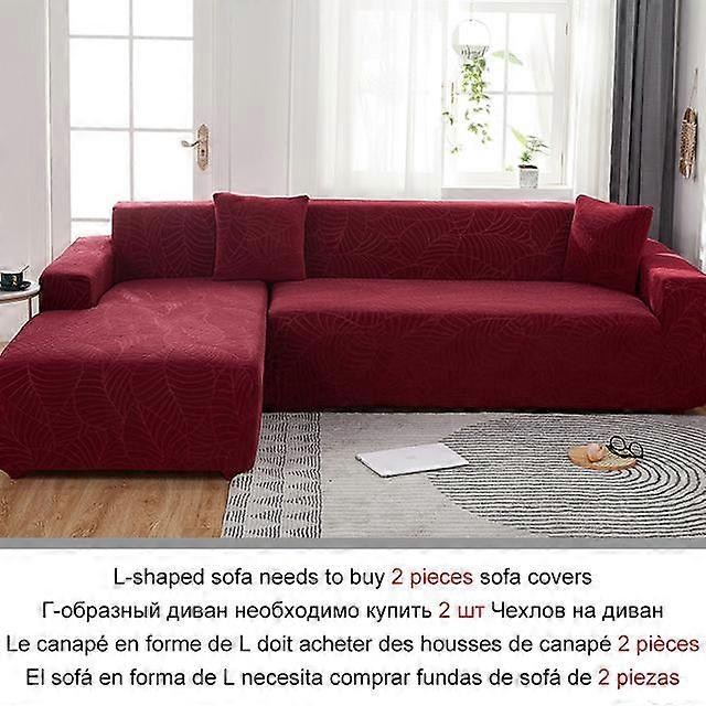 Elastic Stretch Sofa Cover 1 /2 /3 /4 Seater Sof Slipcover Couch Covers For Universal Sofas Livingroom Sectional L Shaped Slipcover