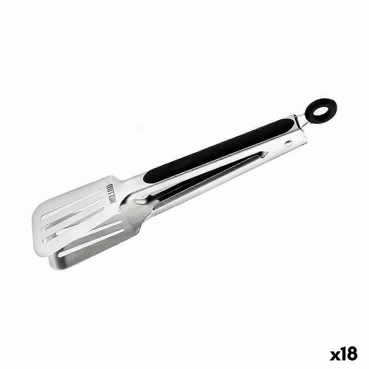 Tweezers to Serve Quttin Steel 27 x 3,5 x 5,5 cm (18 Units)