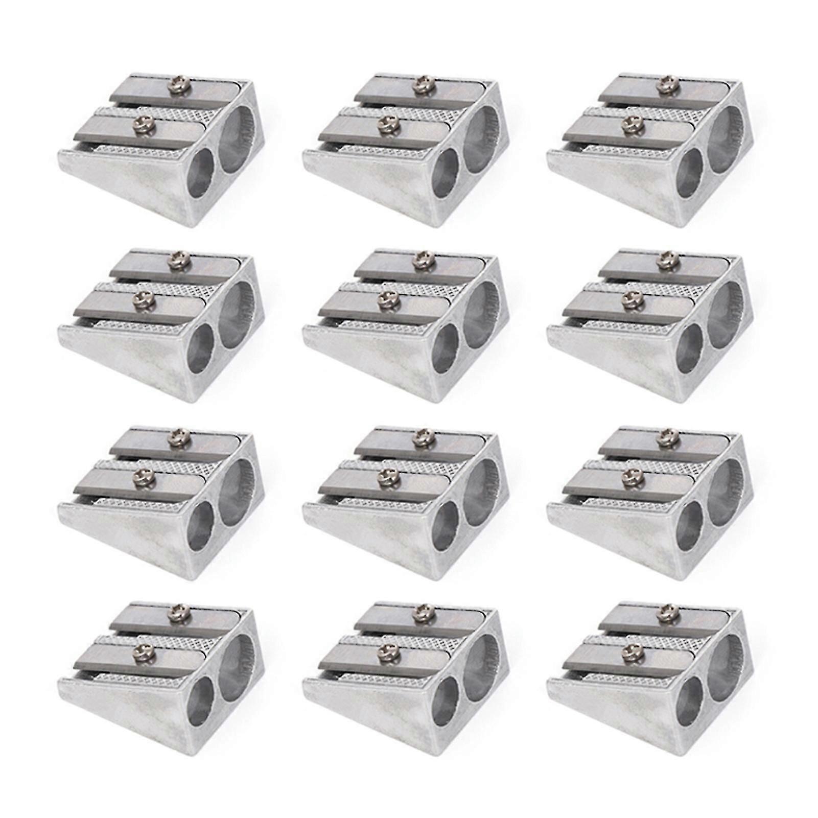 Mini Pencil Sharpener with Double Hole Powerful Quick Pencil Sharpener for Colored Pencils