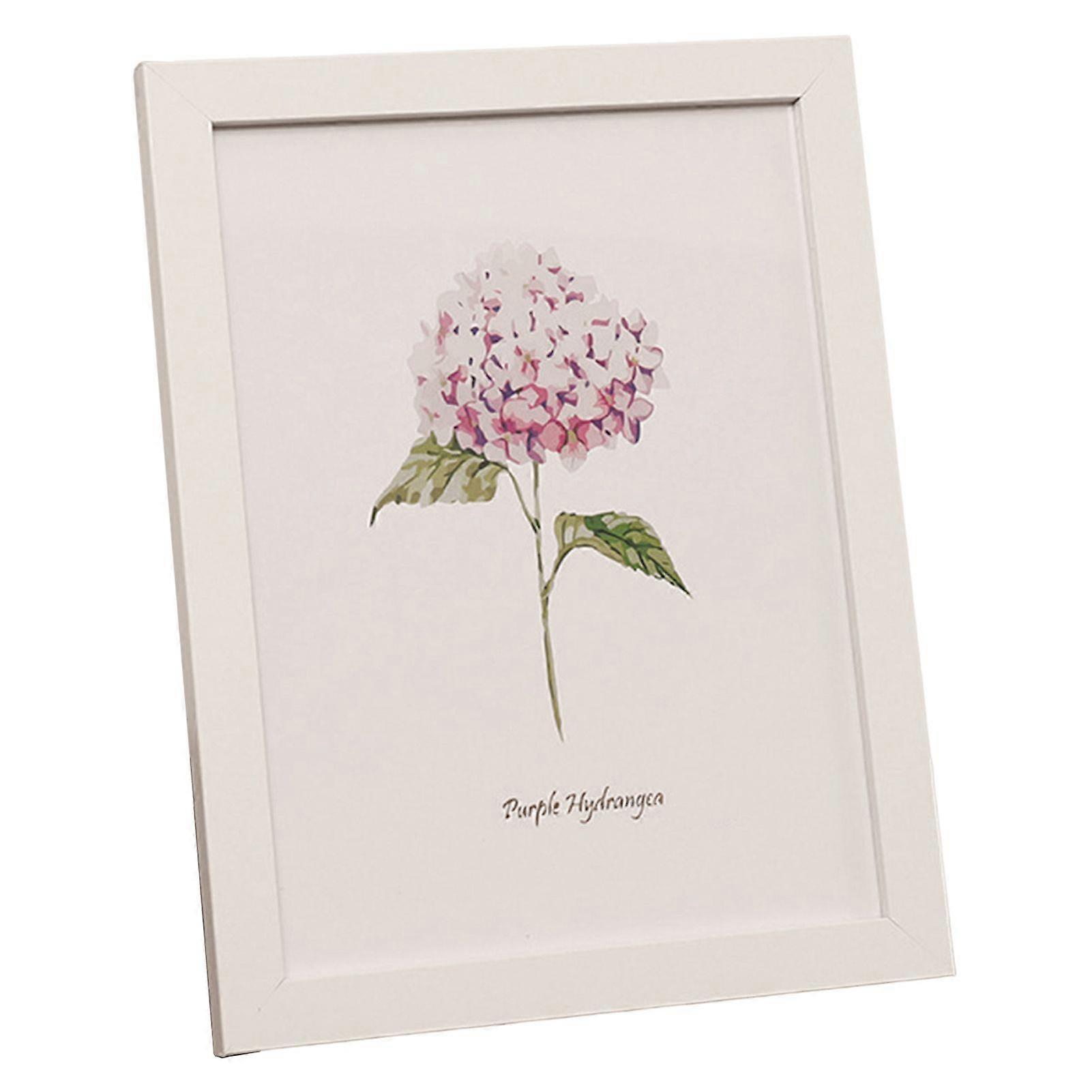 8/10-Inch Wooden Photo Frame High Clarity Glass Back Support Modern Heavy Duty Desktop Picture Display Decorative Frame Home Supplies