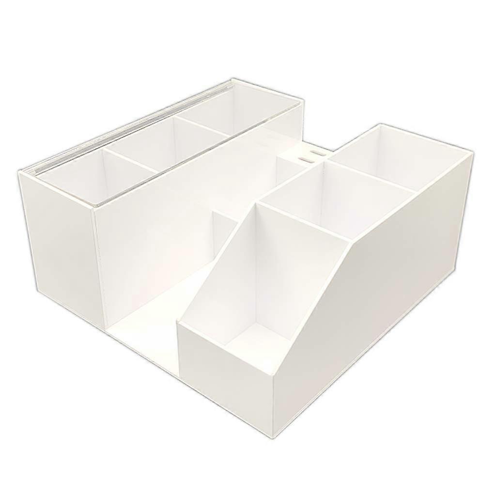 Acrylic Transparent Makeup Box for Beauty Storage, Large Organizer with Dividers, Clear Design, Easy Access