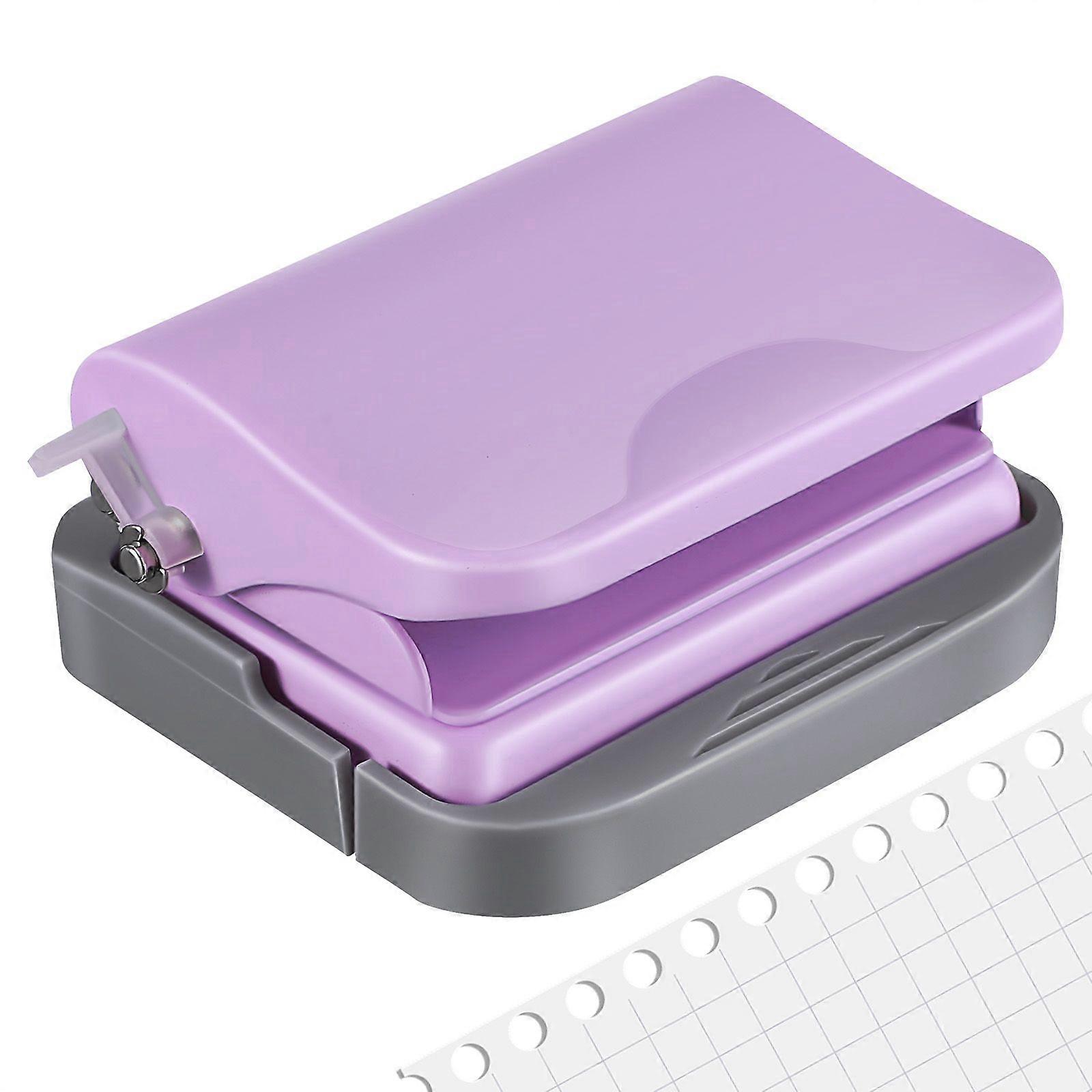 Loose Leaf Hole Puncher Manual Paper Punch For Spiral Binding Portable 6-Hole Paper Hole Puncher Binder Hole Punch For Binding