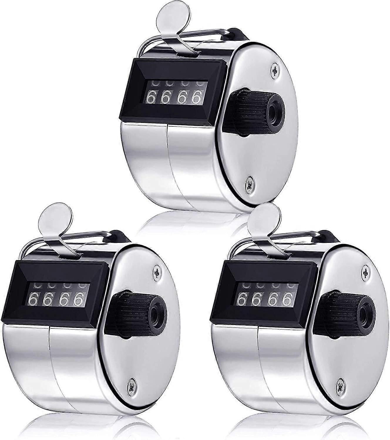 Bds Handheld Tally Counter 4 Digit Ref Ht1603pc Silver