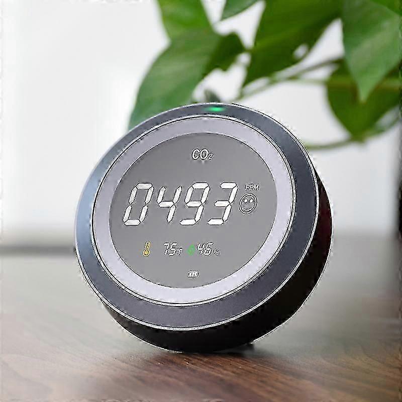 Co2 Detector Meter Air Analyzer Gas Detector Carbon Dioxide Sensor Co2 Monitor 5000ppm Temperature Humidity