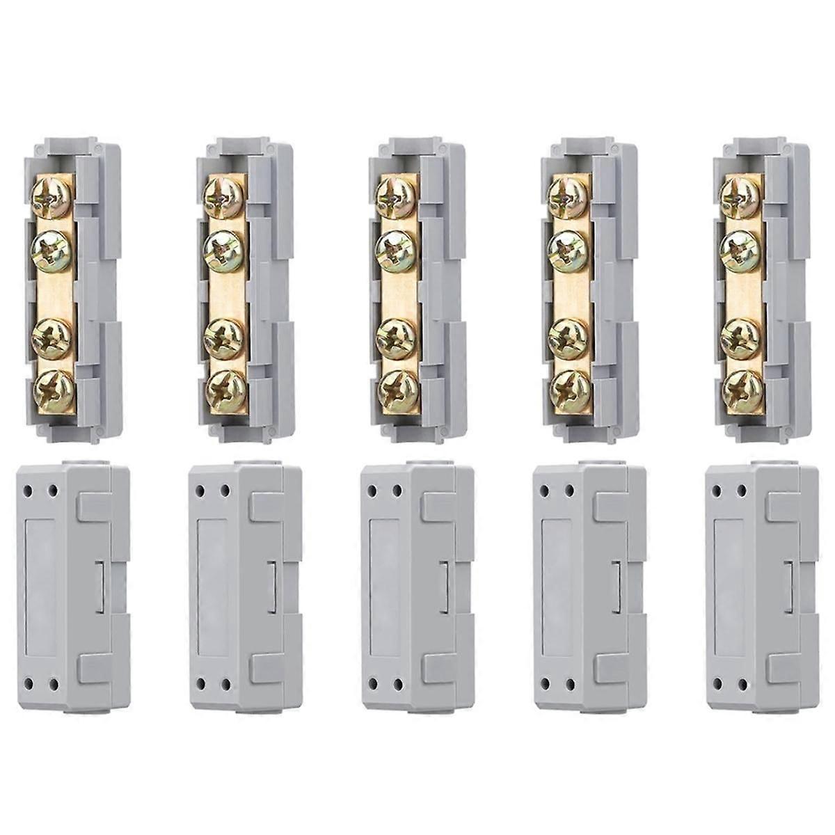 10PCS 6 AWG Gauge Wire Connector Nut Kit,80A Quick Wiring Connection Terminal,Splicing Quick Wiring