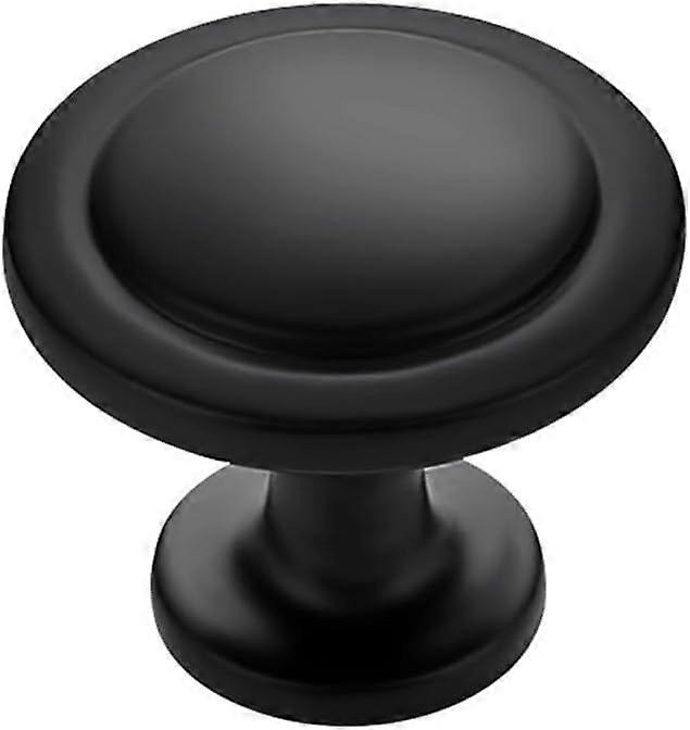 Pack of 5 Black Cabinet Knobs - Drawer Knobs - 30mm - Kitchen Knobs for Cabinets and Drawers