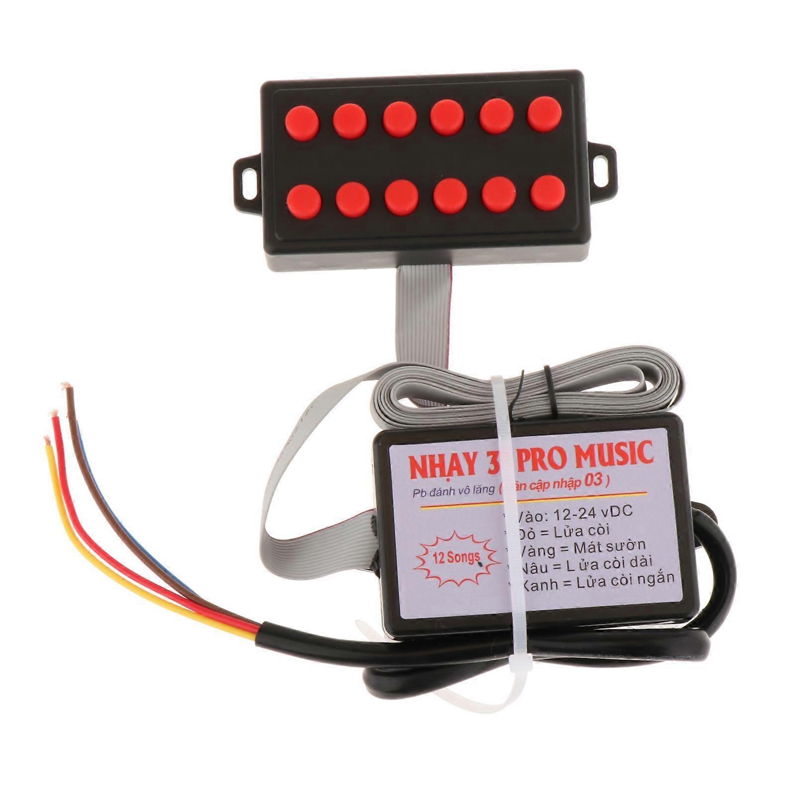 Car Horns Controller Sound Control Unit Waterproof 12-24V Convenient Various
