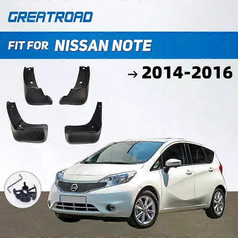 Exquisite Car Mud Flaps For  Nissan NOTE 2014 2015-2016 Mudflaps Splash Guards Mud Flap Mudguards