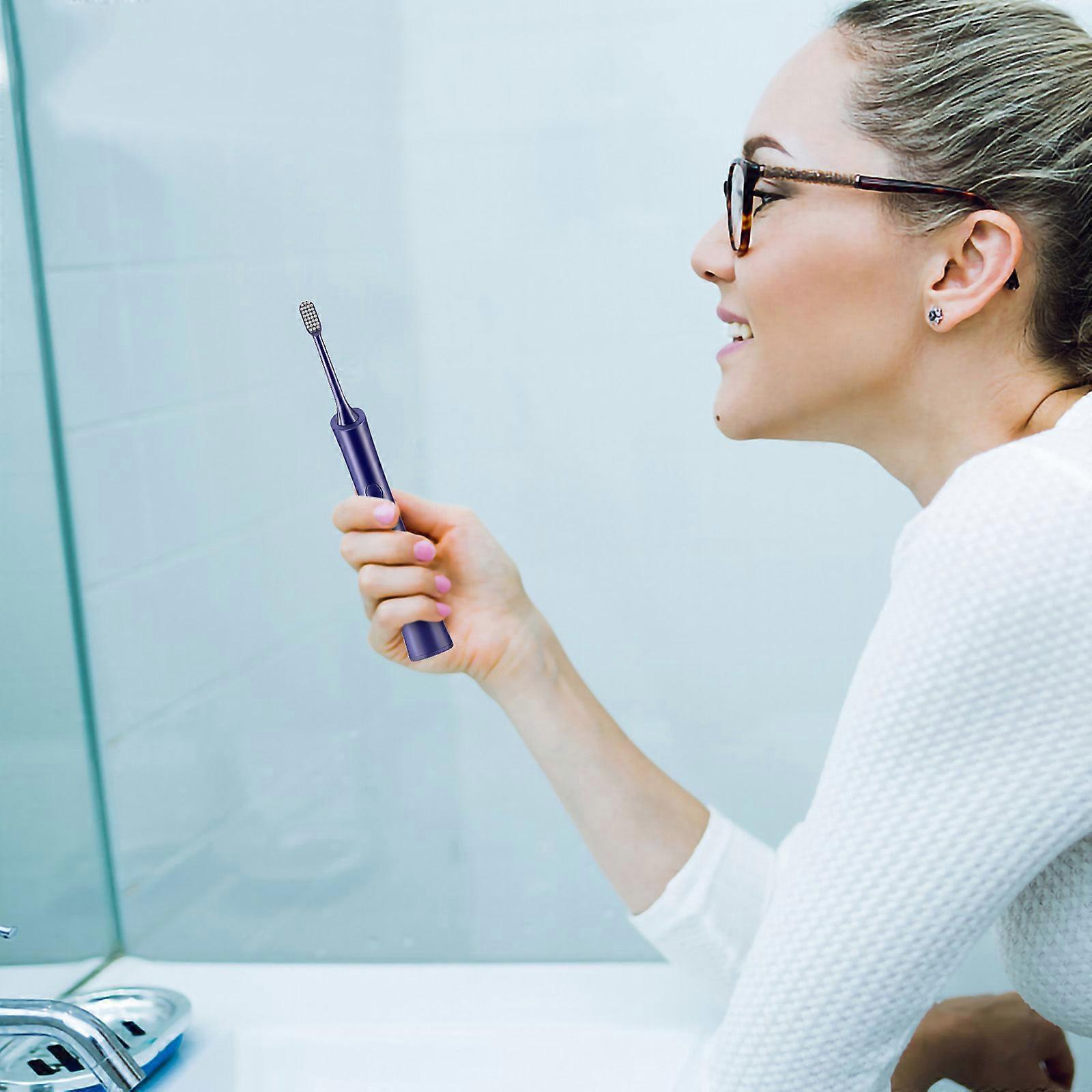 Soft Bristles Toothbrush Rechargeable Toothbrush Pair Set Cleaning Modes / Replacement Brushes PU7273