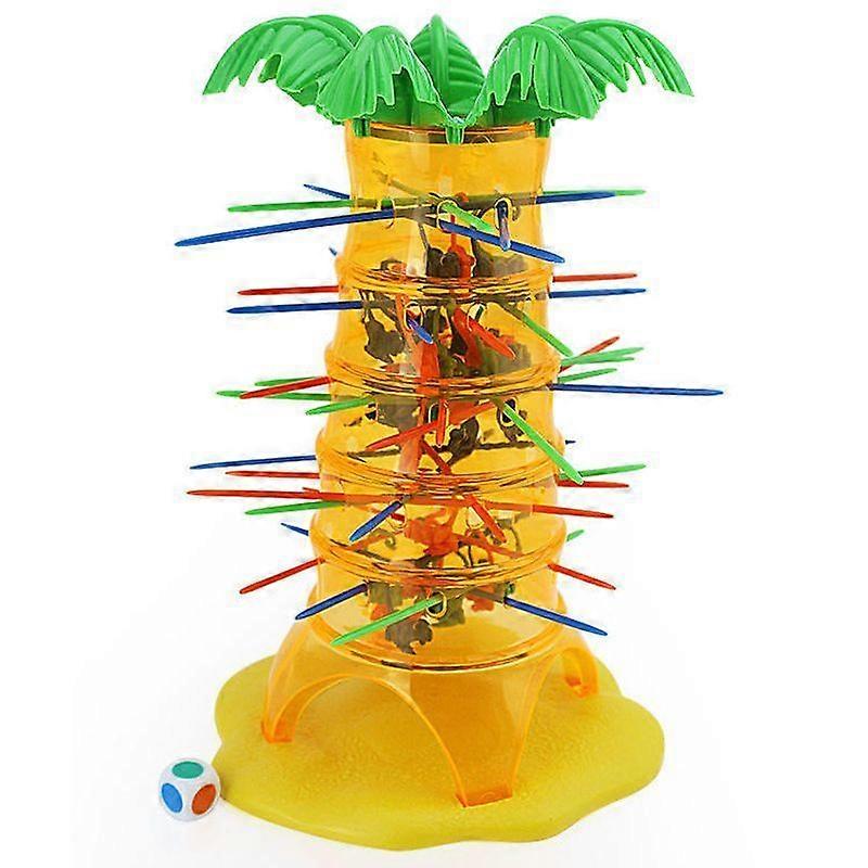 Minglan Tumbling excellent gift desktop toys challenging tumble game educational toy game falling monkeys toy tumbling monkey
