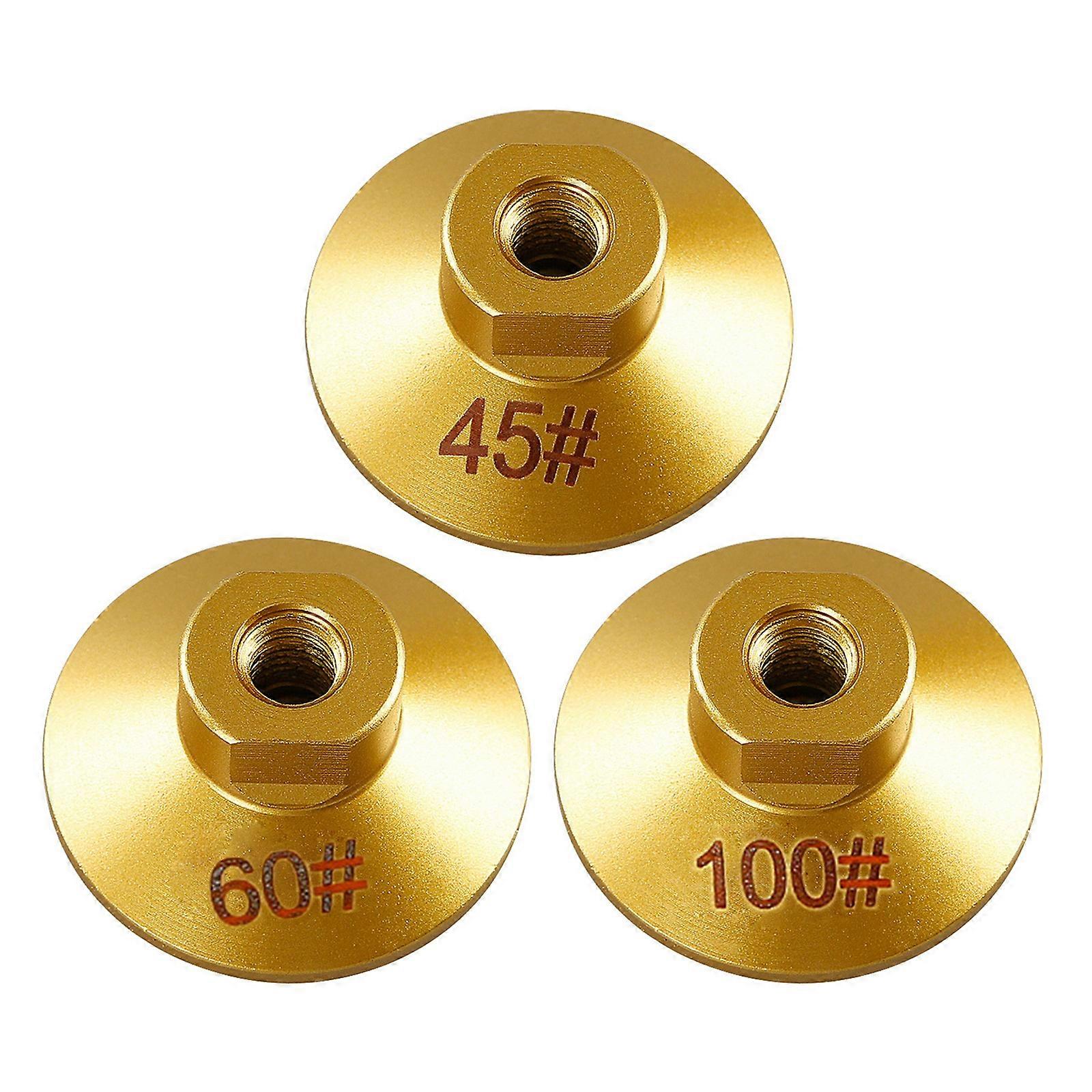3pcs 2inch Brazing Discs Diamond Grinding Cup Wheel for Various Applications in Household,Workshop,Construction Sites