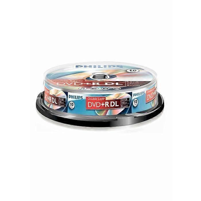 Philips - DVD+R DR8S8B10F-00 - 8.5 GB - DVD+R DL - 10 Stück - 240 min