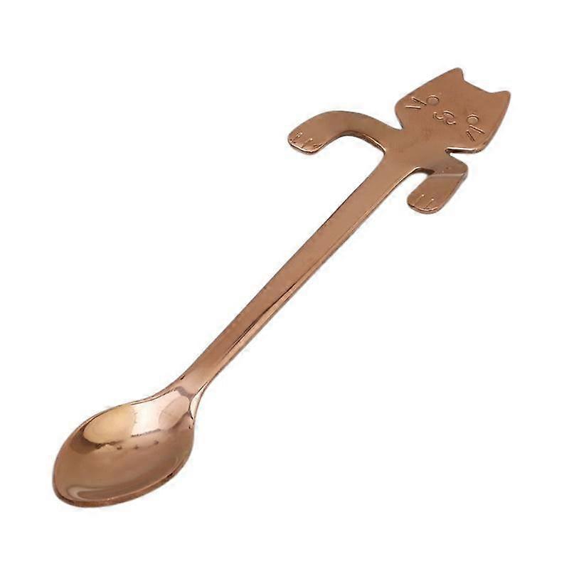 Cute Cat Spoon Long Handle Spoons Drinking Tools Kitchen Gadgets