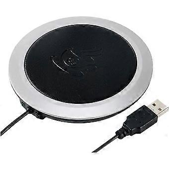 USB Cup Heater, PU Leather USB Cup Heater USB Coaster Heater Beverage Warmer