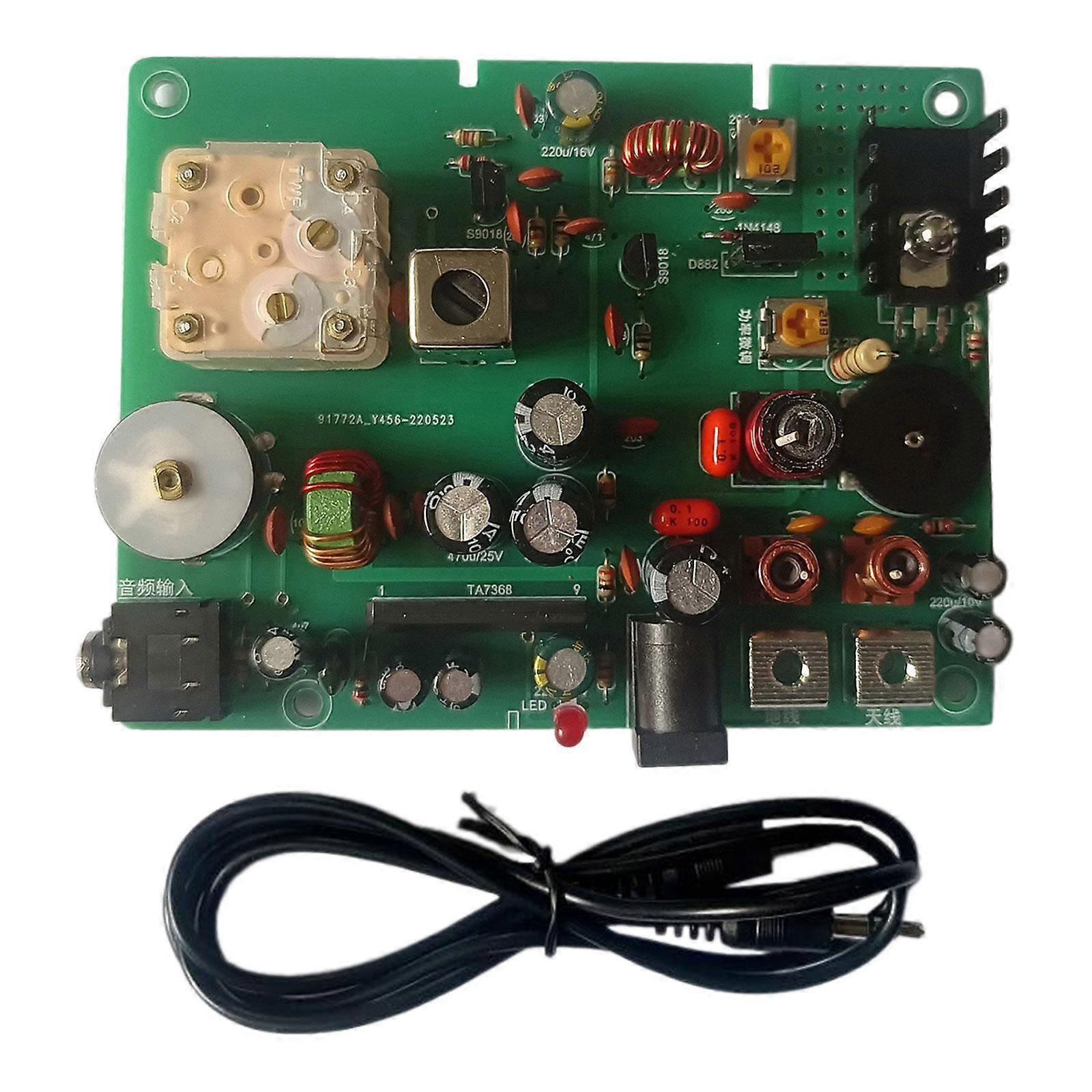 DIY Radio Medium Wave Transmitter Kit Accessory with Audio Cable
