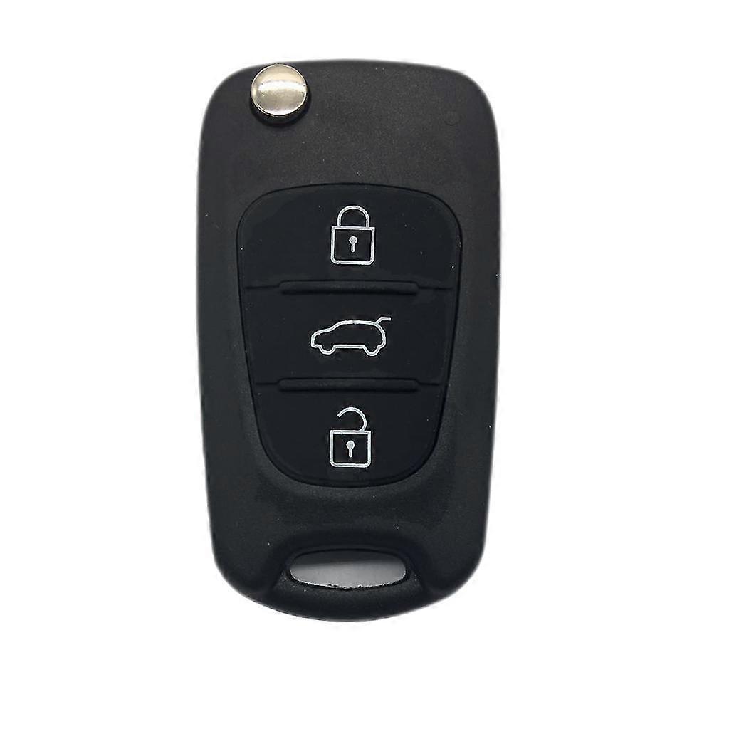 3-Button Folding Car Key Shell compatible with HYUNDAI Kia