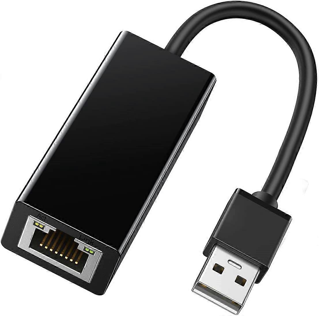 Ethernet Adapter for Seamless Integration, USB 2.0 to RJ45 with Full 10/100 Mbps Performance for Windows, Mac OS, Surface, Nintendo Switch, Wii,