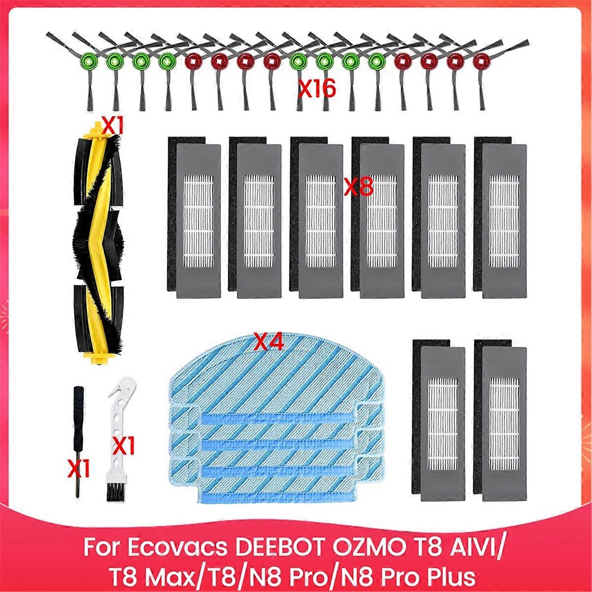 For OZMO T8 /T8 Max Robot Vacuum Replacement Parts