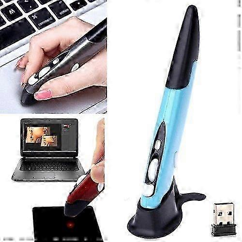 ماوس القلم البصري اللاسلكي 2.4 جيجا هرتز USB بلوتوث الهواء الفئران البصرية مقدم القلم لأجهزة الكمبيوتر المحمول