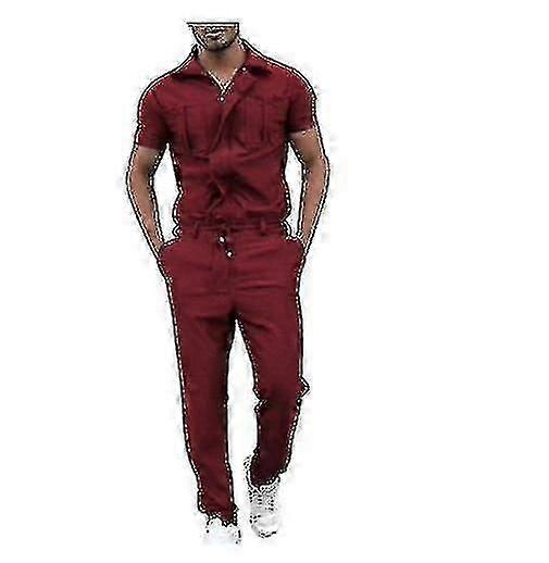 Férfi rövid ujjú jumpsuit