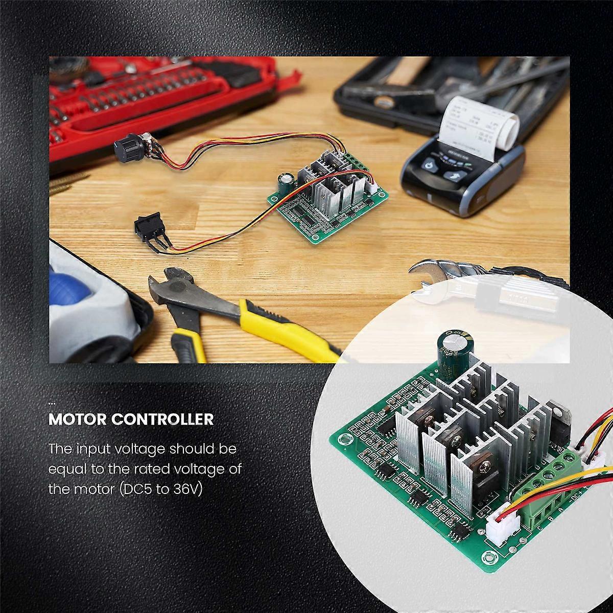 BLDC Three Phase Brushless Sensorless Motor Controller BL01 15A Violent Fan Modulation DC5V6V9V12V36