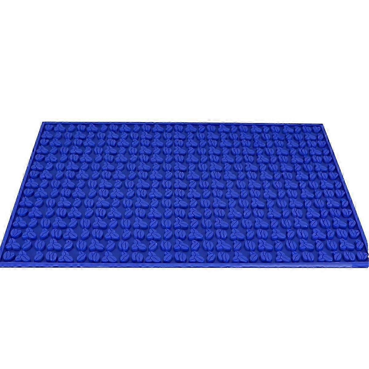 Bar Mat 45x30x0.8CM Mats Non Slip PVC Bar Service Spill Mat Dark Blue