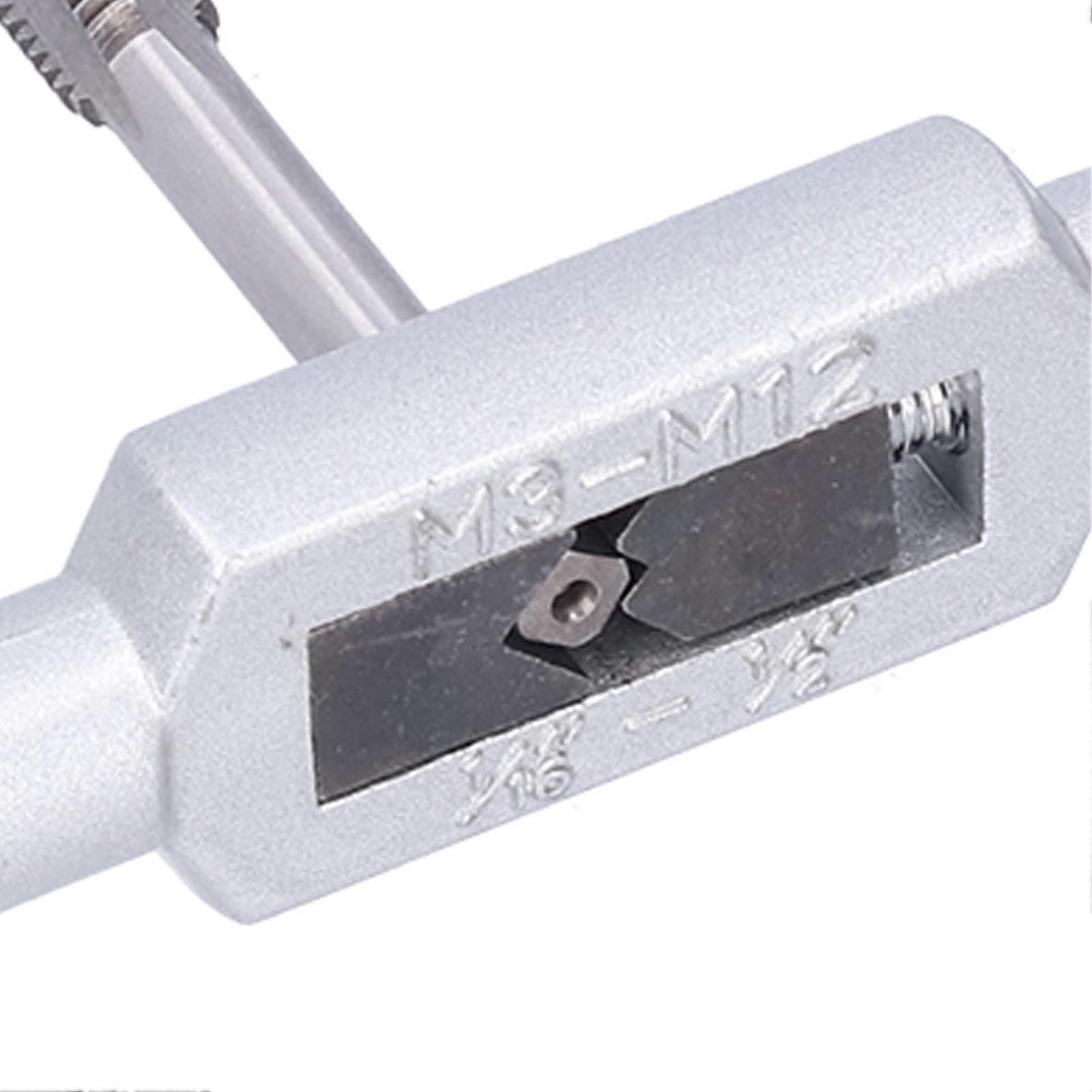 8pcs Anti-corrosion Alloy Steel Tap and Die Set for Pipe Thread Processing