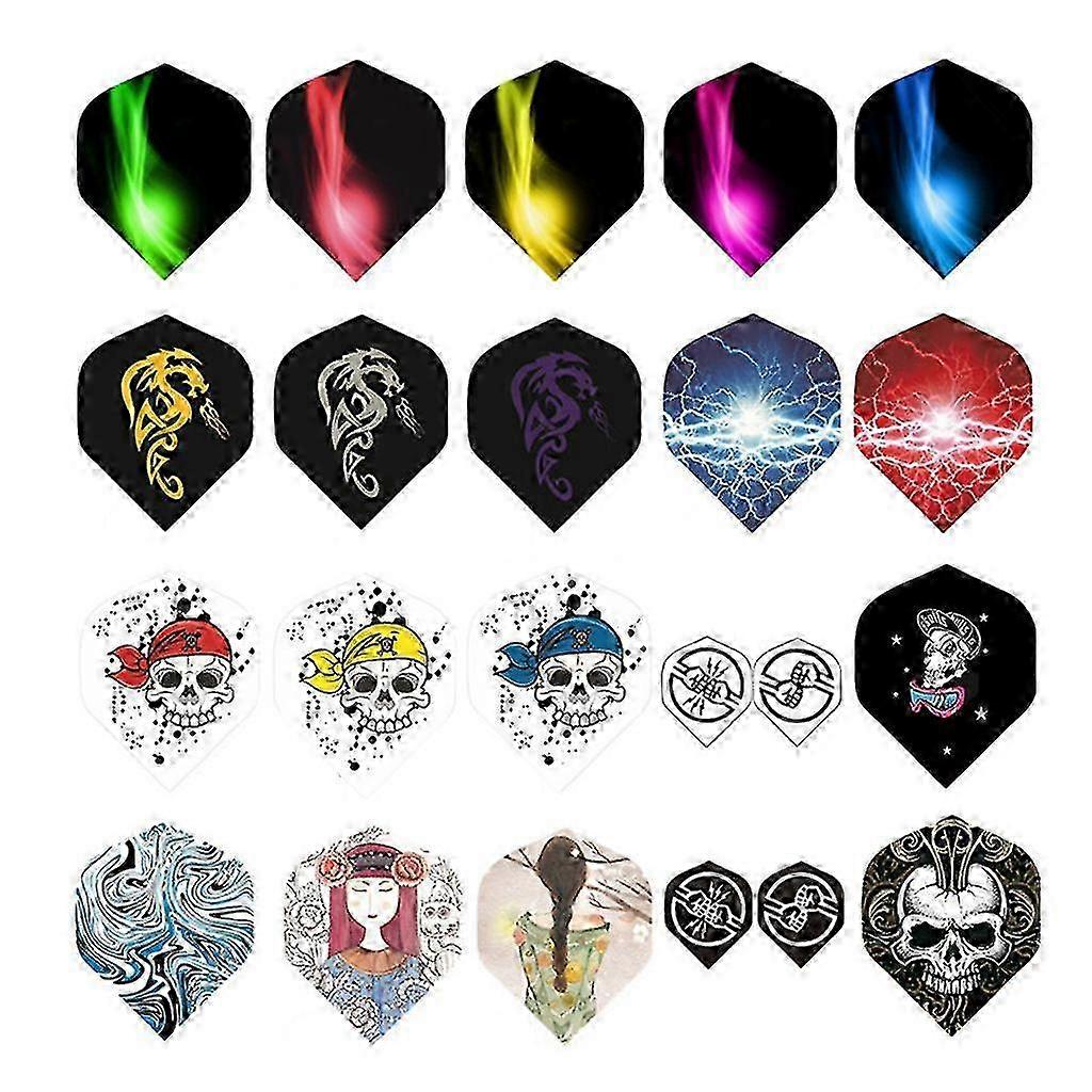 Durable 60x Pet Replacement Feather Wing Accessories for Dart Games