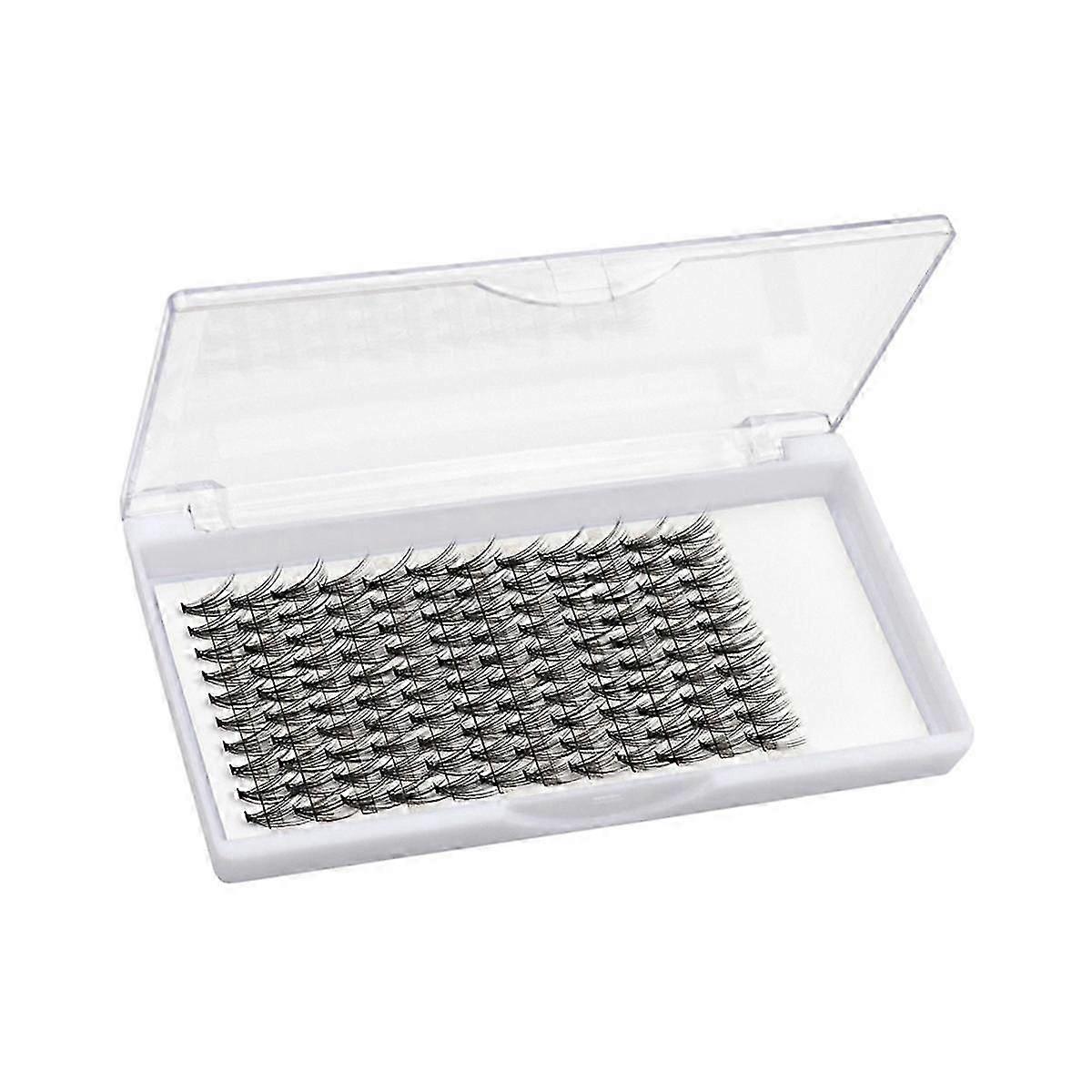 120-Pack DIY Cluster Lash Fluffy Segmented Single Lash Extension Bundle Soft Volumizing Makeup Tool