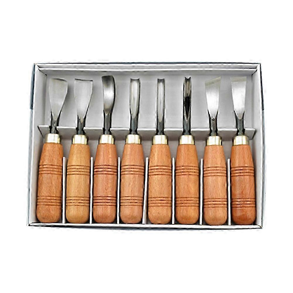 8 In 1 8 Pcs Wood Cutter Wood Carving Tools Woodworking Tool Detail Chisel Home Household Multifunction Utility Tool Set