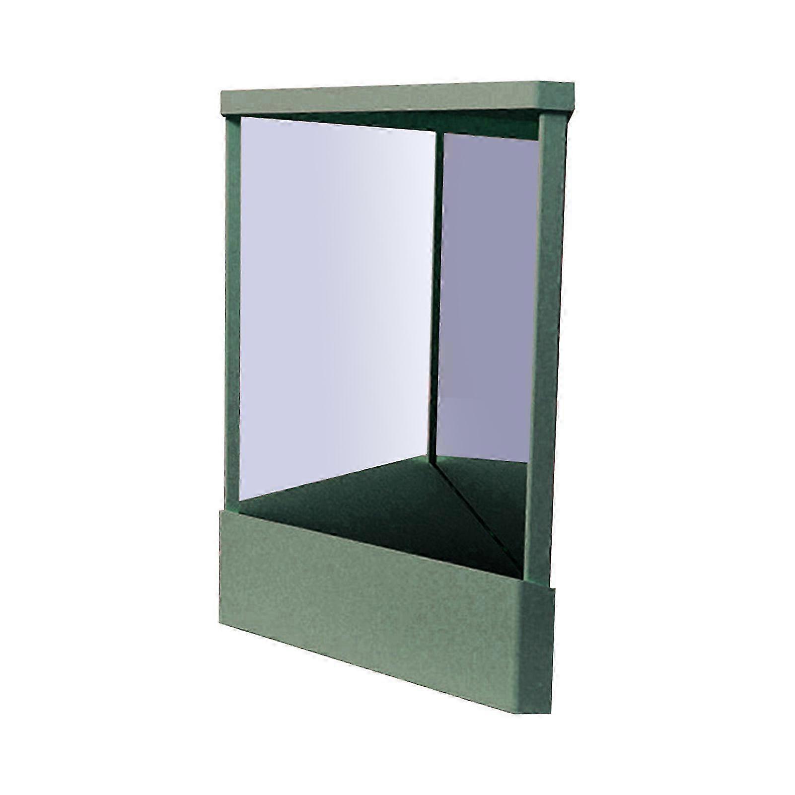 Miroir non réversible Miroir de maquillage de vanité de précision True Image Miroir de maquillage de table non loupe Miroir de beauté Real Reflections pour votre visage Jikaix