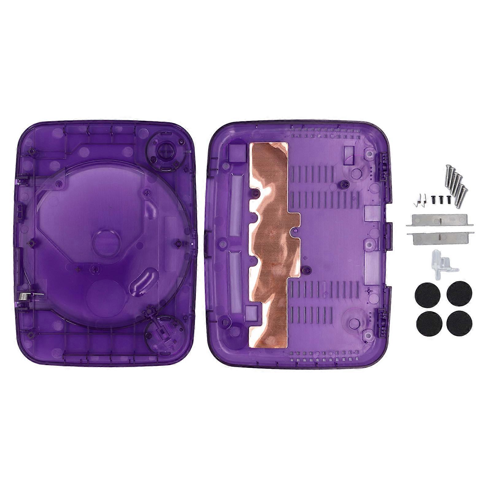 Violet Translucent PS1 Shell: Compatible with SCPH 001-103, Easy Assembly, Premium Kit