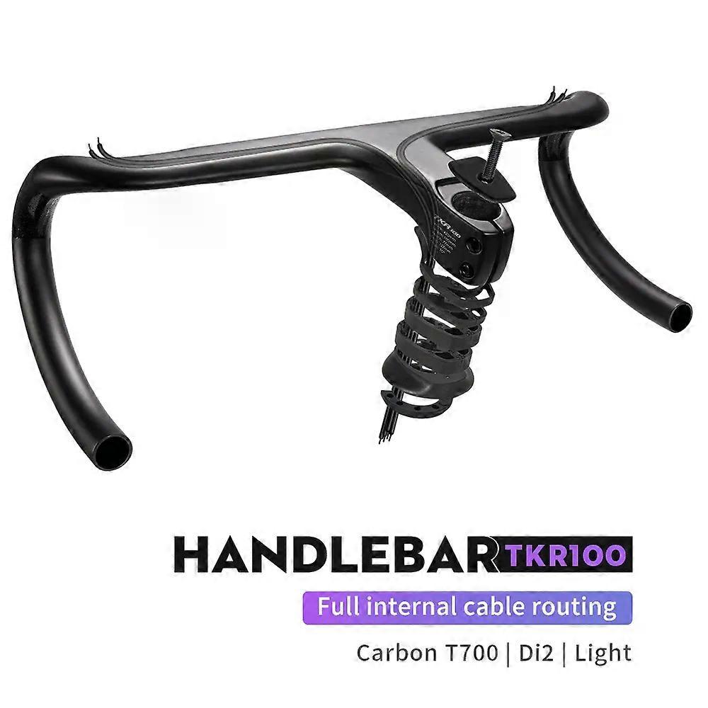 Cintre De Vélo De Route Intégré (FULL HIDE CABLE) En Fibre De Carbone - Diamètre 28.6mm - Longueurs 380 à 440mm - NEUF