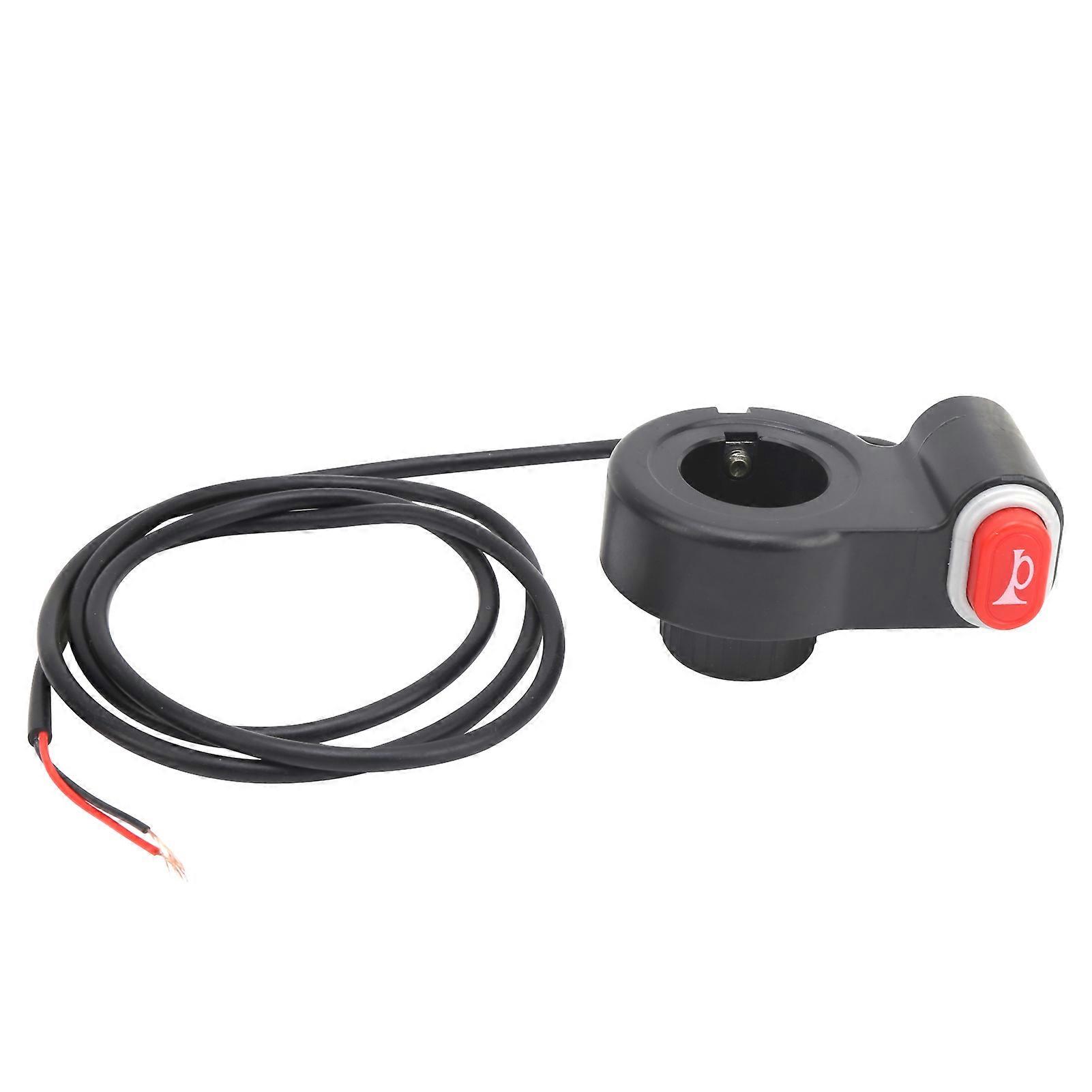 Motorcycle Handlebar Switch Horn Power Start Button Universal for 22mm/0.9in Handlebar