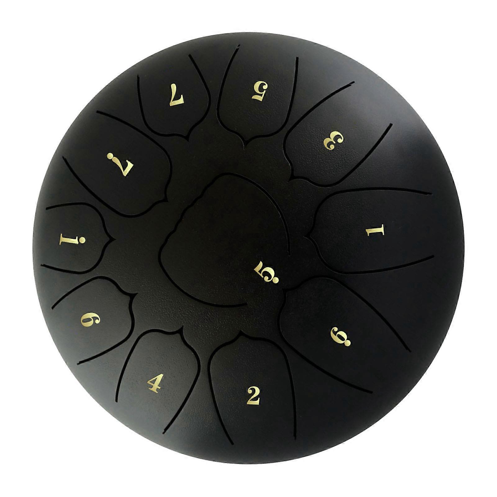6 pouces acier langue tambour 11 Notes Handpan tambour avec tambour maillet doigt pics percussion pour la méditation Yoga