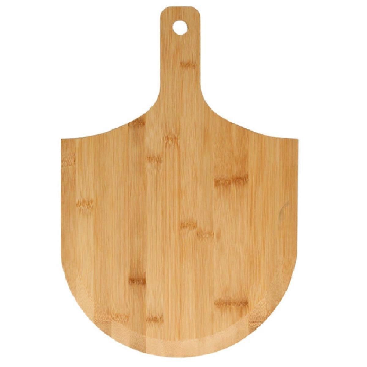 Bamboo Pizza Peel Baking Tool Wooden Pizza Cutting Board with Comfortable Handle Pizza Peeling Cutti
