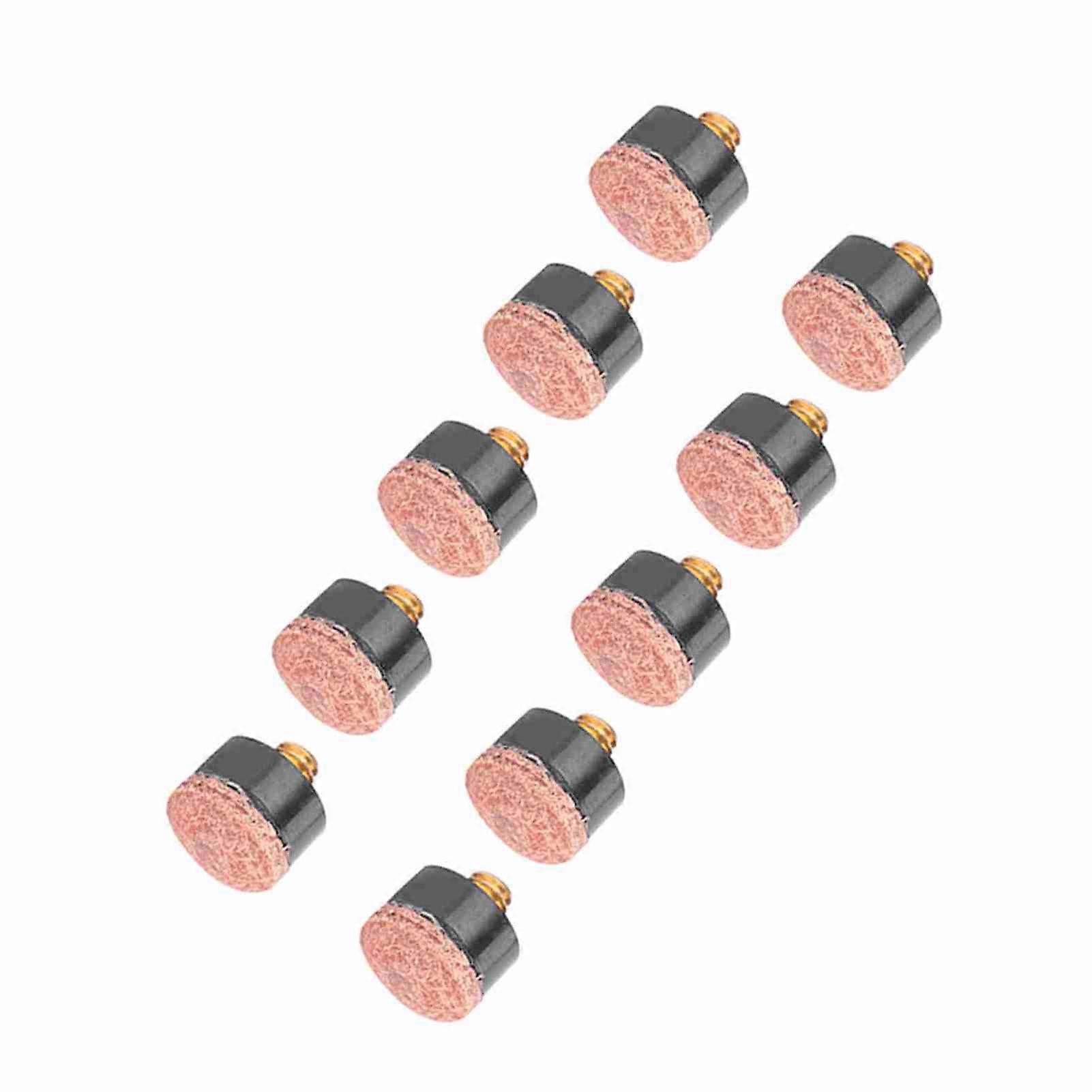 10pcs 11mm Billard Snooker Pool Queue Tipps Ersatzteile
