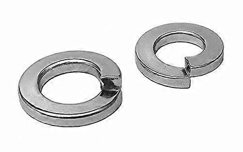 MPB171 Chrome Split Lock Washer 1/4 Inch Steel Alloy Pack of 100 for Secure Fastening