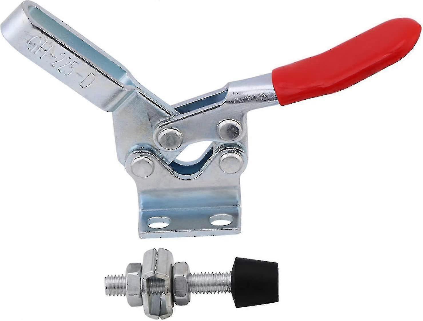 Red Quick-Release Horizontal Toggle Clamp Single Piece