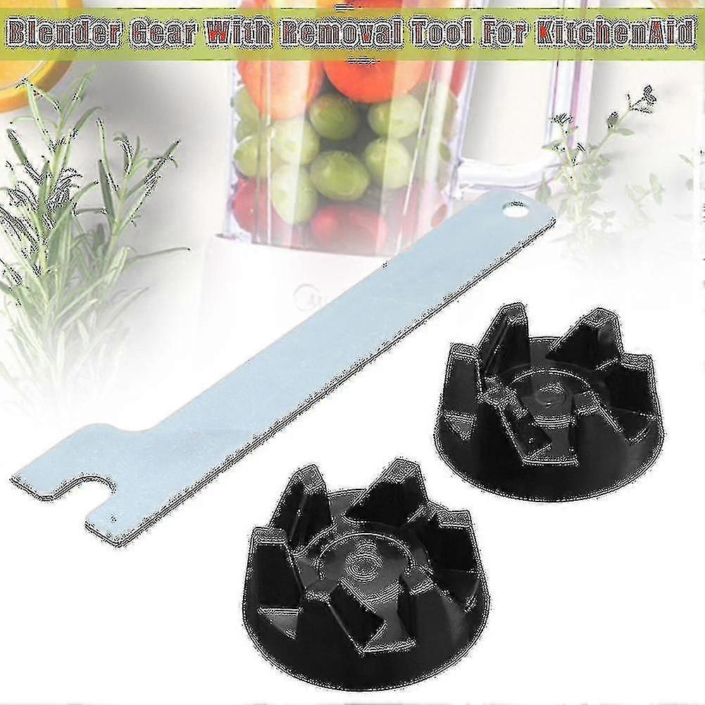 2pcs Blender Rubber Coupler Gear With Removal Tool For Kitchenaid 9704230