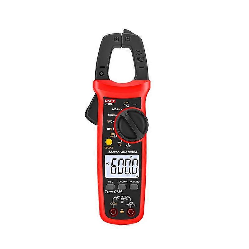 UNI-T UT204+ 600A Pinza Amperometrica Digitale AC DC Voltage Detector