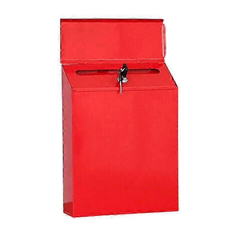 1Pcs Modern Mailbox Comment Letter Deposit Suggestion Drop Box Secured Payments Key Paperwork Secur