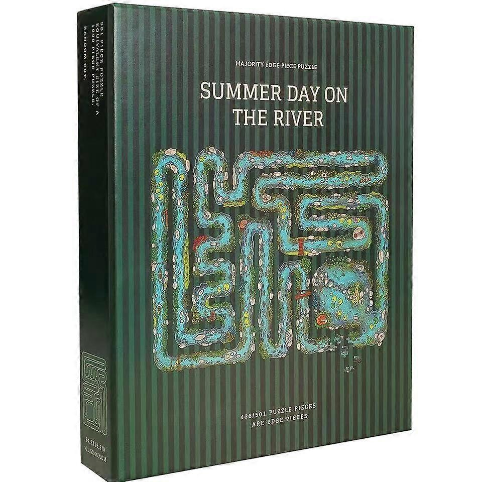 Edge Piece Puzzle Game, Unique River - Themed Puzzle