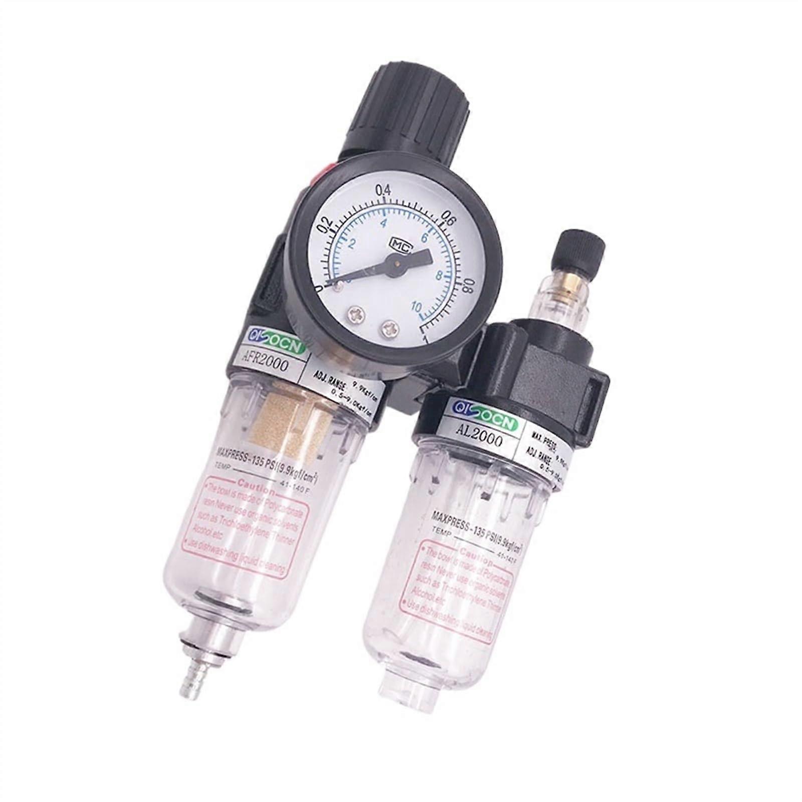 Pneumatic air AFC2000 1/4 inch with Copper Cartridge Filter with Pressure Gauge Filter Regulator Lubricator
