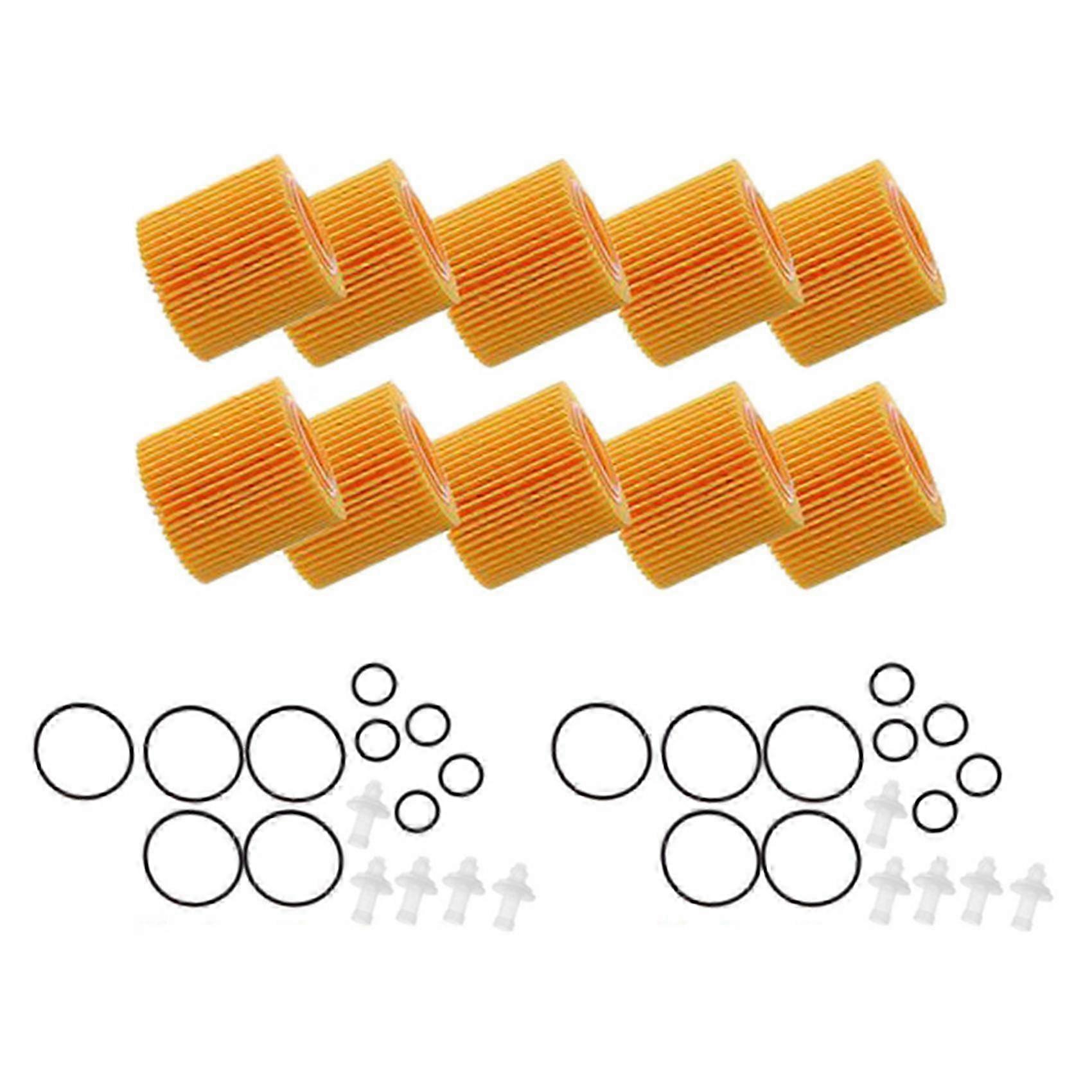 10Pcs Car Engine Oil Filters for C- 2018 2019 2.0L 2009-2010 Prius 1.8L Filters 04152YZZA6