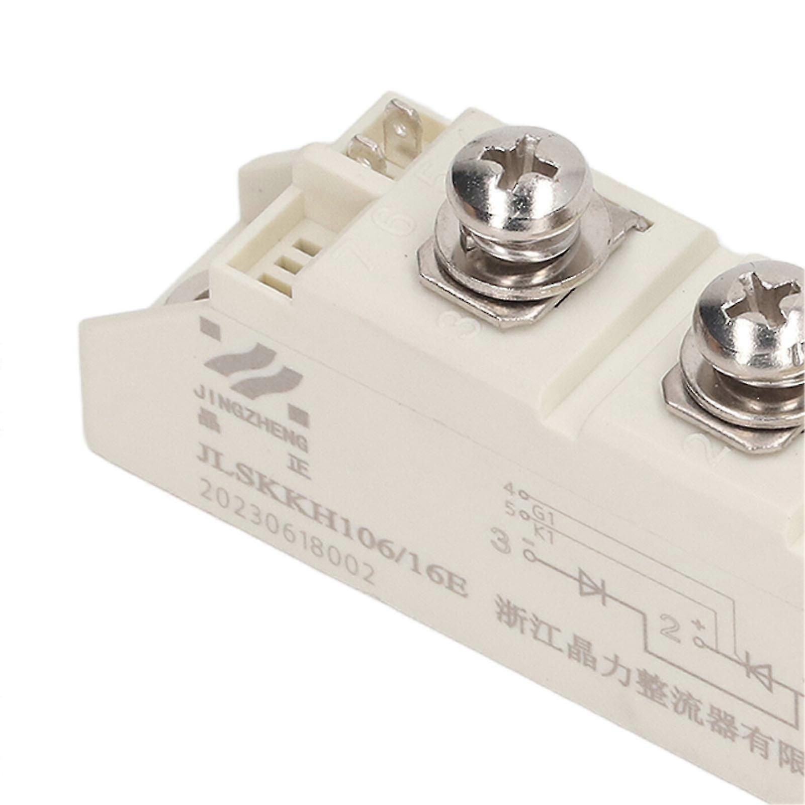 Thyristor Module DC Isolation Half Control Diode 106A 1600V Electronic Components White