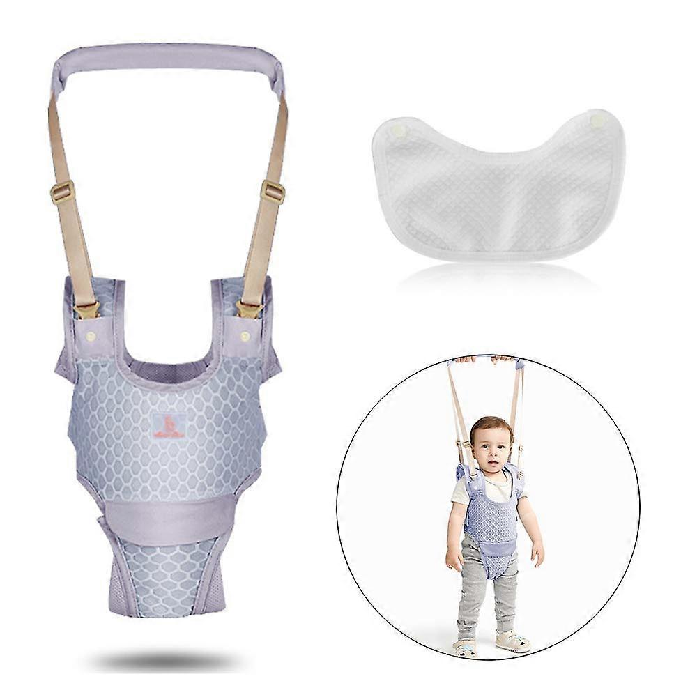 Baby Learning Walker Harness Keeper Walking Belt Walk Assistant-Gray