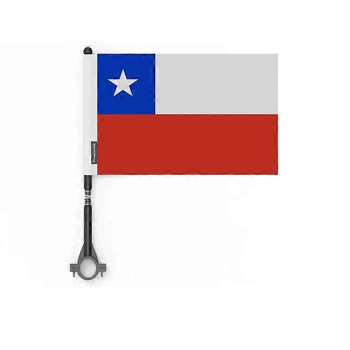 Flag - Chile - 20 pieces - 14 x 21 cm - Polyester - Double-sided print