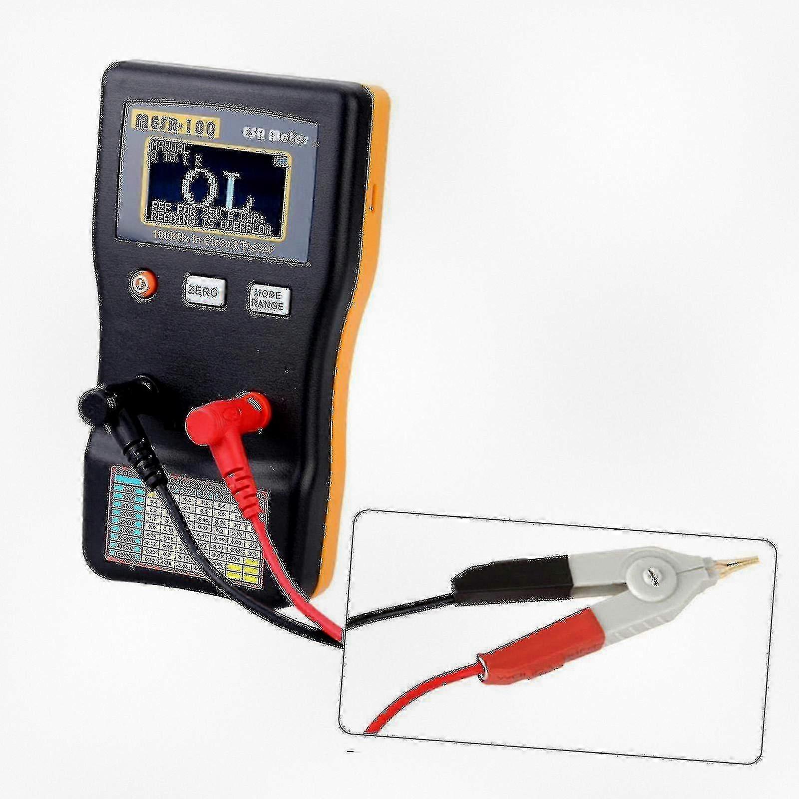 Professional ESR Capacitor Tester for Measuring Internal Resistance, Capacitance & Circuit Testing with Smart Features